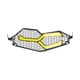 thumbnail image 4 of Cubierta de luz delantera de motocicleta Ticfox Faro Protector de malla funcionalidad inteligente, 4 of 12