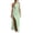 Mint Green, variant on YuXingFu Summer Dresses with Sleeves Casual Maxi Scoop Neck Plus Size Womens Dress Sleeveless Solid Color Long Casual Summer White S