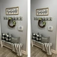 thumbnail image 4 of Outdoor Farmhouse Buffalo Plaids Throw Pillow Covers 18x18 Set of 2 Black White Decorative Classroom Front Porch Classic Decor Retro Boho Cushion Cases Fall Home Rustic Check for Couch Patio, 4 of 7