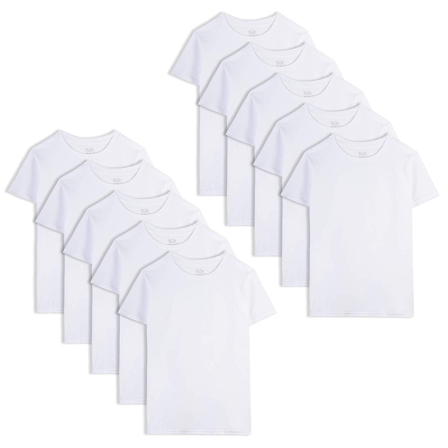 Fruit of the Loom Boys' Short Sleeve Cotton T-Shirt Multipack