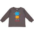 thumbnail image 3 of Inktastic Cute Robot, Colorful Robot, Funny Robot, Robotics Boys or Girls Long Sleeve Toddler T-Shirt, 3 of 5