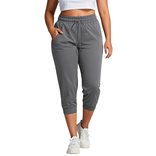 High Waist Yoga Pants - Stretchy Polyester Fabric, Eighth Length, Workout & Daily Wear, Machine Wash, Spring/Summer/Fall