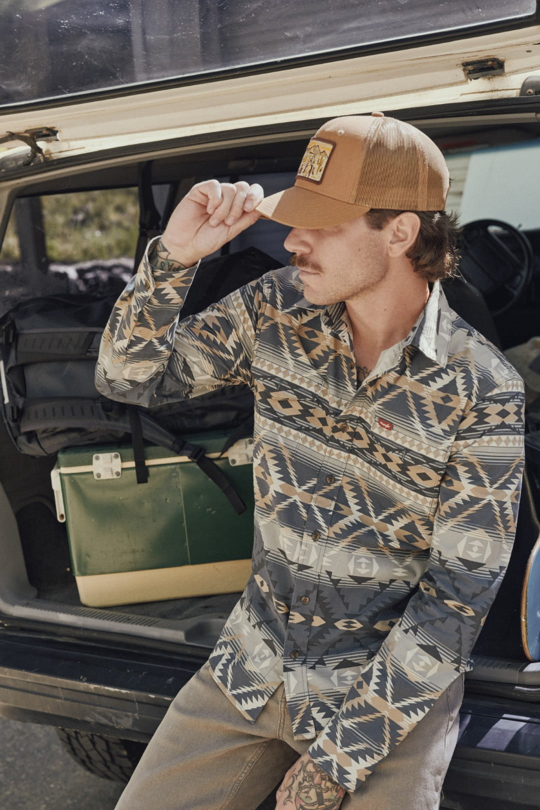 Wrangler® Men's Long Sleeve Woven Shirt