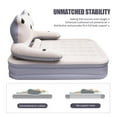 thumbnail image 6 of Inflation & Deflation Bed with Built-in Pump, High Blow Up Airbed for Camping, Home Travel Guests (Bear 59in), 6 of 9