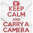 thumbnail image 2 of Keep Calm Carry A Camera Photographer Plus Size Crewneck Graphic Tee Shirt Brisco Brands 2X, 2 of 4