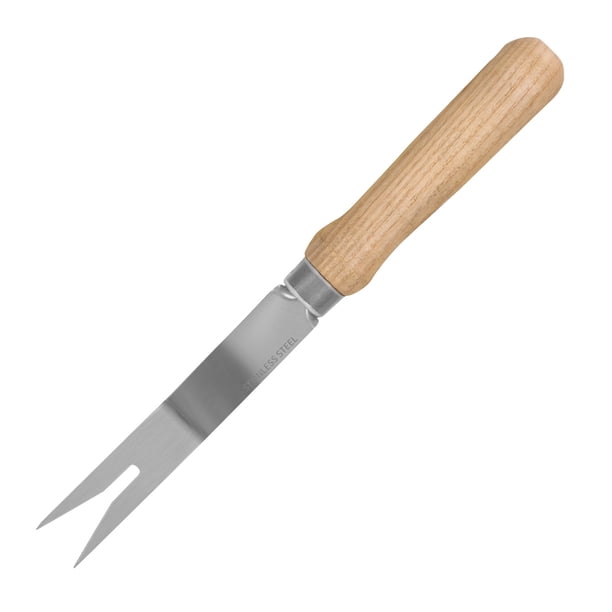 Popular! Fork With Long Pointed Tip, Stainless Steel And Ergonomic Handle For Cockroaches, Dandelions And Crabgrass