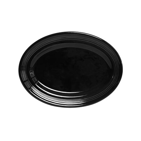 

Tuxton Concentrix Black 11-1/2-Inch x 8-3/8-Inch Oval Platter Pack of 12