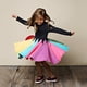 thumbnail image 5 of Vestido Niña Arcoiris Vestido Princesa OP Negro, 5 of 8