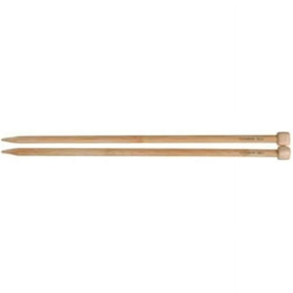 Aiguilles à Tricoter Point Unique en Bambou Takumi 13" à 14" 10/6mm