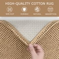 thumbnail image 5 of iOhouze Small Area Rug Washable 2'x3' Entryway Rugs Rubber Backing Indoor Entryway Accent Rug, Tan, 2'x3', 5 of 10