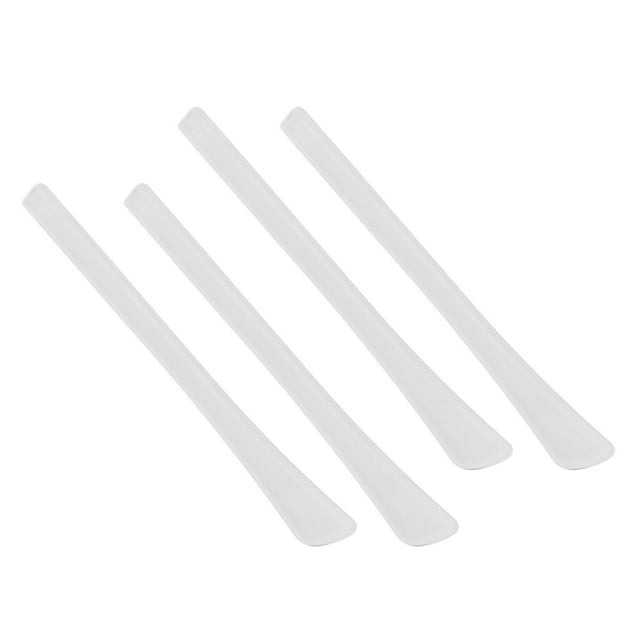 2 pares de puntas de repuesto para anteojos, silicona suave, fácil de instalar, duradero para patas de anteojos fino, accesorios para Blanco shamjiam manga del oído