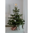 thumbnail image 3 of Kurt Adler 10-Light Capiz Treetop, White Glittered Star, 9.5", 3 of 7