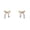 Gold, variant on 14K Gold Plated Bow Earrings Dainty Crystal Tassel Drop Earrings with Double Chains, Elegant Bowknot Studs for Women, Perfect for Daily Wear, Parties Gift Giving