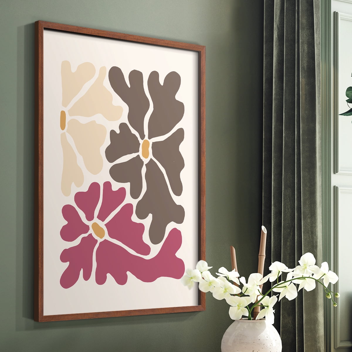 Matisse CCLX in Solid Wood 11 x 14 Framed Print