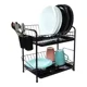 thumbnail image 1 of Escurridor Trastes Platos Fregadero Acero Inox Negro Moderno EKE Life Home EKE-12, 1 of 6