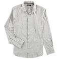 thumbnail image 1 of Alfani Mens Cotton Button Up Shirt, Grey, X-Large, 1 of 1
