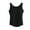 Black, variant on fatyb Womens Cotton Tank Tops with Built in Bra Sleeveless Crop Tops Casual Comfy Padded Undershirts