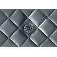 thumbnail image 6 of Luxurious Beautiful King Size 3pc Bed Dresser Mirror Set Tufted Gray, 6 of 8
