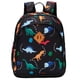 thumbnail image 1 of Mochila JinBeryl para niños pequeños, 15 pulgadas, diseño de dinosaurio, color negro, 1 of 7