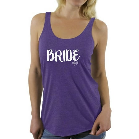 Awkward Styles Women's Bride Racerback Tank Top Bride Sleeveless Shirt Bride Squad Outfit Bachelorette Party Racerback Top Wedding Day Gifts for Her Bridal Party Tank