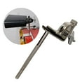 thumbnail image 3 of Aluminum Drum Cowbell Holder, Percussion Mounting Bracket Bass Drum Cowbell Clamp Hoop Mounted Cowbell Clamp for Instrument Accessories Part , Without Clip, 3 of 8