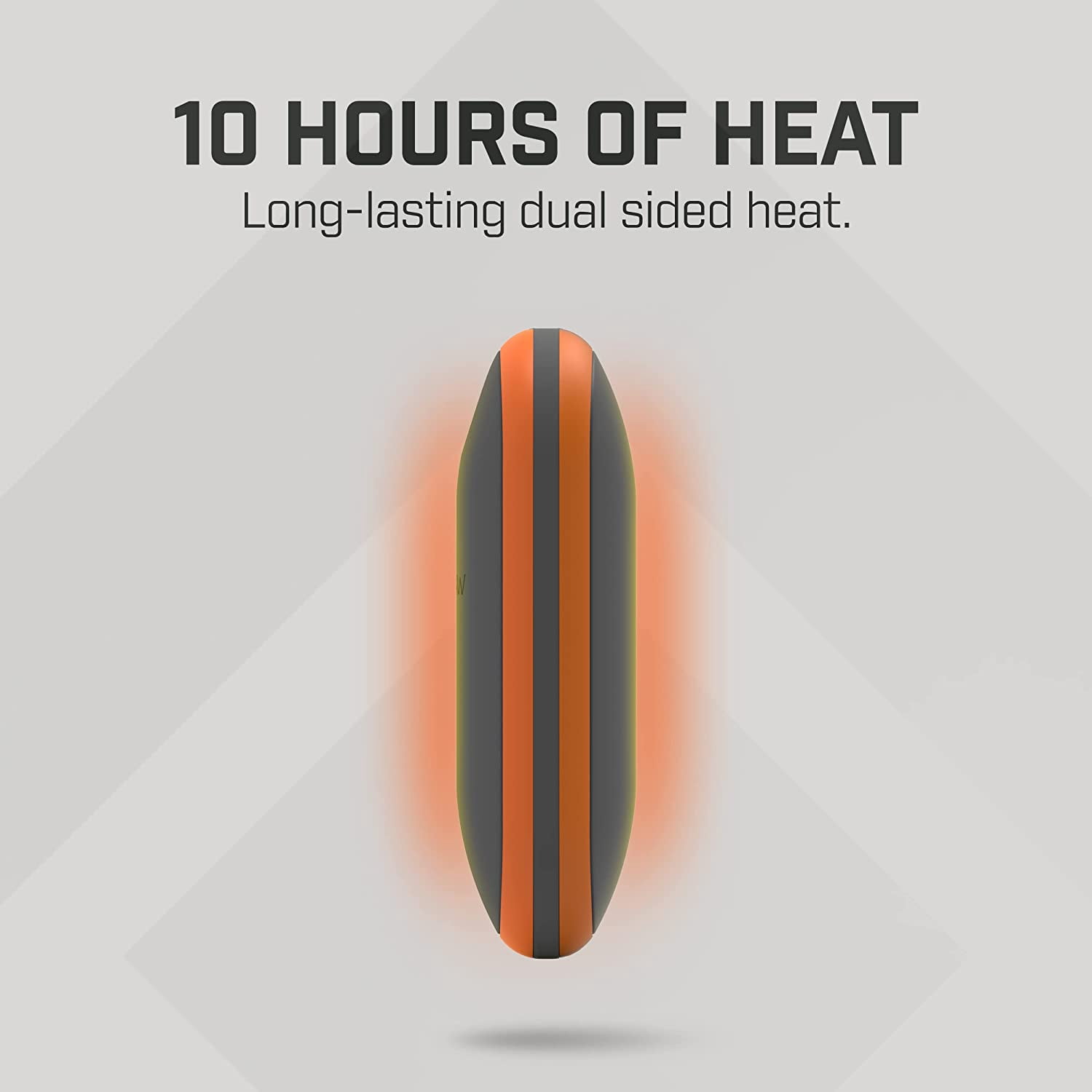 THAW Rechargeable Hand Warmer, Small, Grey/Orange