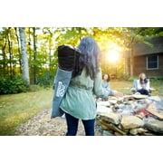 GCI Outdoor Pod Rocker Foldable Rocking Camp Chair, Black
