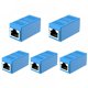 thumbnail image 2 of Acoplador RJ45, acoplador Ethernet, acoplador en línea para cable Ethernet Cat7/Cat6/Cat5e/Cat5, adaptador hembra a hembra (paquete de 5, negro), 2 of 4