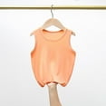 thumbnail image 2 of Ahuyic Summer Toddler Kids' Casual Blouse, Solid Color Loose Sleeveless Top For Girls And Boys,Children's Summer Casual And Comfortable Sleeveless Top Breathable Round Neck Tank Top Bottoms, 2 of 5