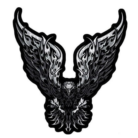 Tribal Eagle Tattoo Extra Large Embroidered Back Patch Iron Sew Hlpm11957