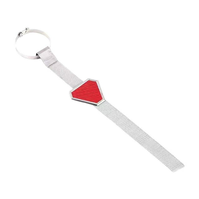 Car Anti Static Strip Earth Belt, Ideal Anti-Static Flex Strip with Super Bright Reflective Triangle Sign, Auto Static Electricity Eliminating