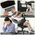 thumbnail image 4 of yeacher Ergonomic Under Desk Footrest with Roller Massage, Non-Slip Base, and Multi-Color Options for Office, Study, or Living Room Use, 4 of 6