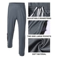thumbnail image 5 of 2 Pack Men's Sweatpants Athletic Lounge Pants Open Bottom Casual Jersey Pants for Men with Pocket, 5 of 6