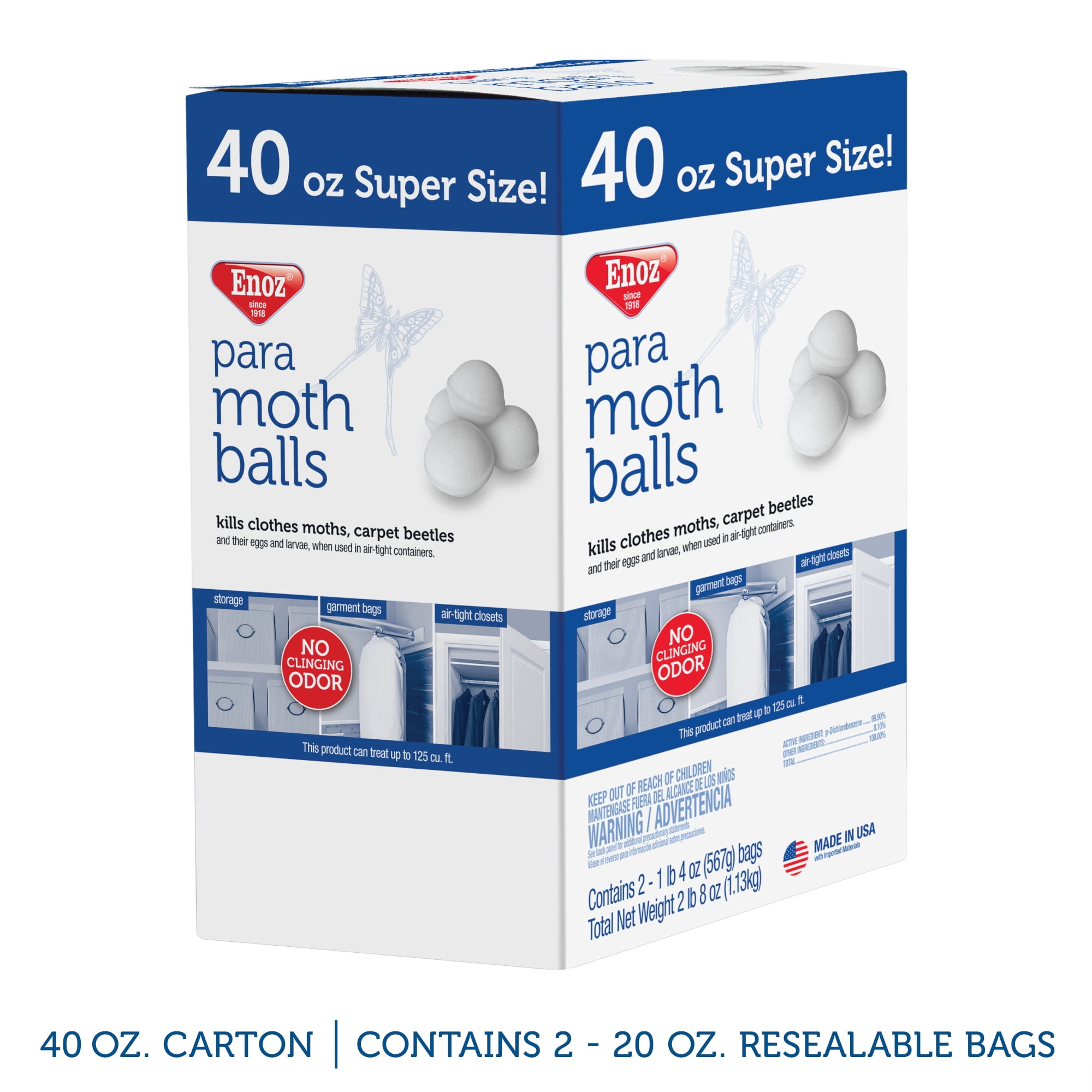 Moth Balls 30 Sachet Packs - Zero In Official Manufacturer
