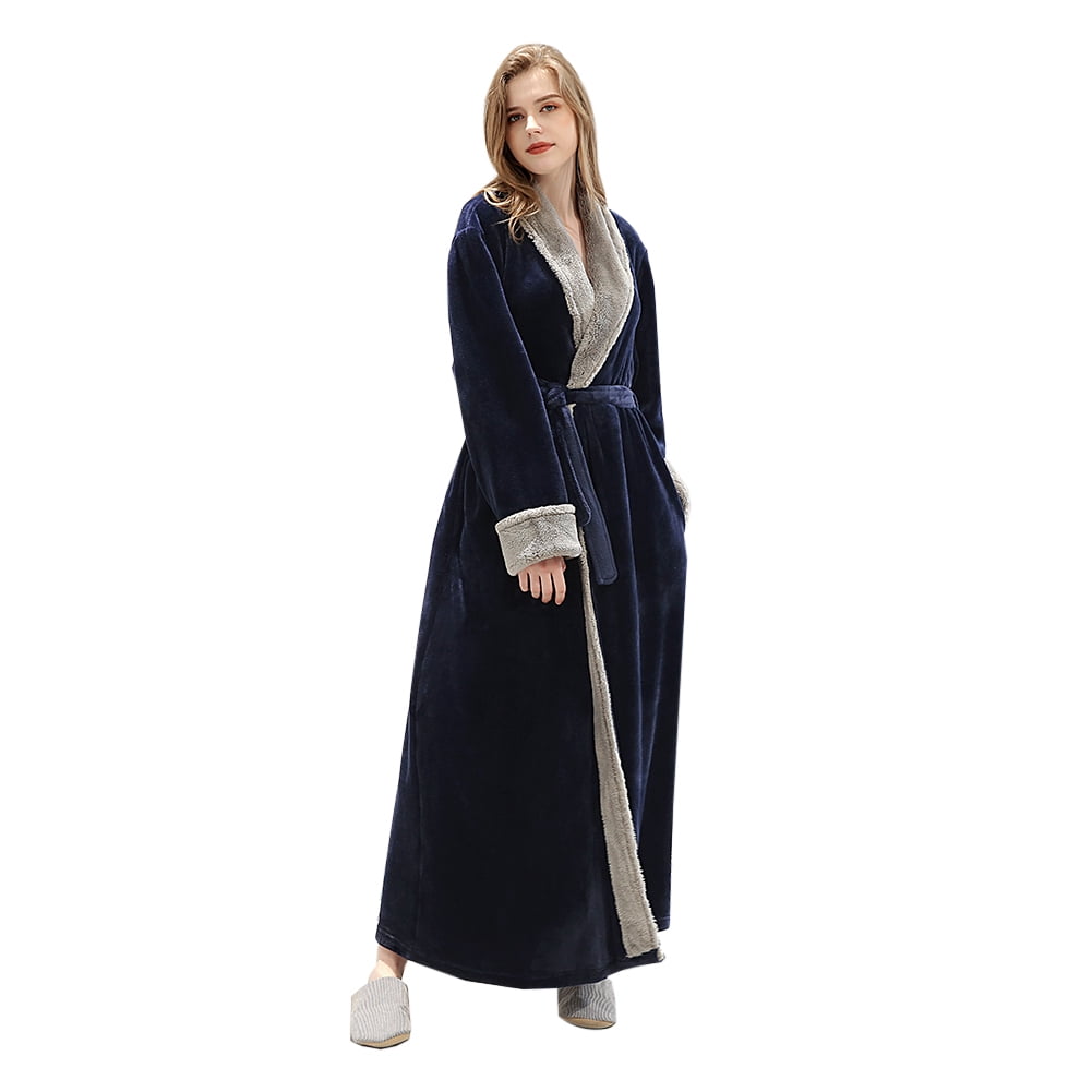 long length dressing gown womens