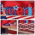 thumbnail image 5 of 4th of July Patriotic Ornaments,Independence Day Sign,Holiday Gnome Plaque,Memorial Day Table Decor,Patriotic Theme Table Ornament,Wooden Centerpiece Crafts, 5 of 6