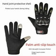 thumbnail image 4 of Full Finger Motorcycle Gloves for Men with Touch Screen and Off-Road Protection, 4 of 5