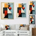 thumbnail image 4 of Designart "Essential Geometry Forms In Multicolor I" Modern Geometric Floater Framed Wall Art Prints, 4 of 5