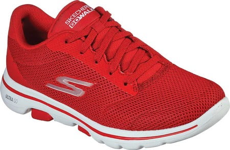 skechers go walk red