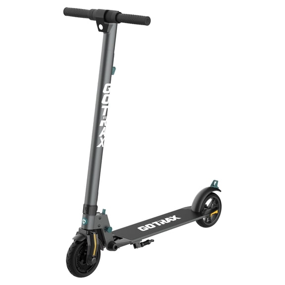 GOTRAX G2Plus Foldable Electric Scooter for Adult Teens Age of 8  with 6" Tires, 200W 12mph, Gray