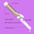 thumbnail image 3 of 1.5" Ceramic Curling Iron with Fast Heat-Up, Multiple Heat Settings and High-Heat Performance for Creating Curls, Waves, and Everyday Hair Styling on All Hair Types, 3 of 10
