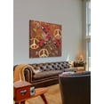 thumbnail image 4 of Marmont Hill "Peace Sign Ladybugs VI" Painting Print on Canvas, 4 of 7
