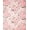 Pink, Pattern 2, variant on ODIKA 4' x 6' Machine Washable Non-Slip Area Rug, Floral rose High Traffic Rug, Pink, 221592