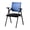 Blue, variant on Ergonomic Desk Chair,Folding Office Chair with Armrest Training Chair for Company School Waiting Room,Breathable Mesh Back Support Work Chairs