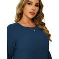 thumbnail image 3 of a.Jesdani Women Plus Size Sweatshirts Crew Neck Side Slit Soft Oversized Pollover Sweatshirts 2XL, 3 of 12
