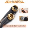 thumbnail image 2 of Garden Hose 100FT - 600PSI High Pressure, Kink-Free & Lightweight,No Expanding, Abrasion Resistant Water for Car Wash, Lawn, Watering, 2 of 5