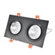 thumbnail image 4 of Double Head LED Recessed Ceiling Light, Eye Protection LED Ceiling Light High Heat Dissipation  For Cafes For Restaurants For Kitchen ANGGREK Double Head LED Recessed Ceiling Light, 4 of 8