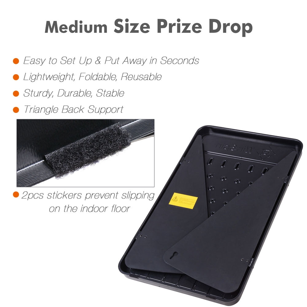 WinSpin 30x19" Medium Prize Drop Board Game Customizable Logo Area Slots 10 Pucks Carnival Tradeshow Party