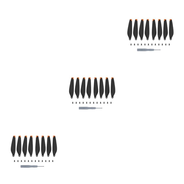 Inteprter 8 piezas Wing Dual Airfoils Small Compact Airfoil Minimalist rendimiento Reemplazo para Mini 3 Rubicelle Type1 NO1