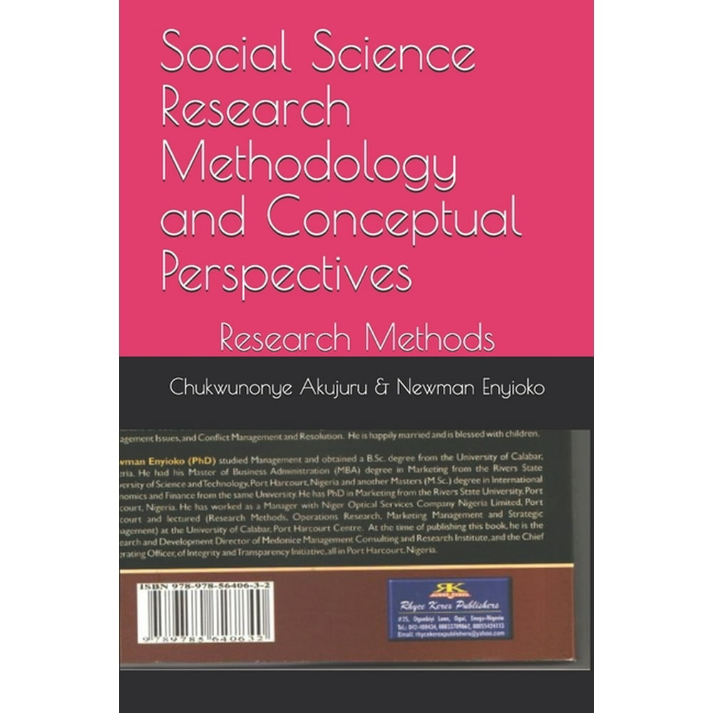 research methodology in social sciences book